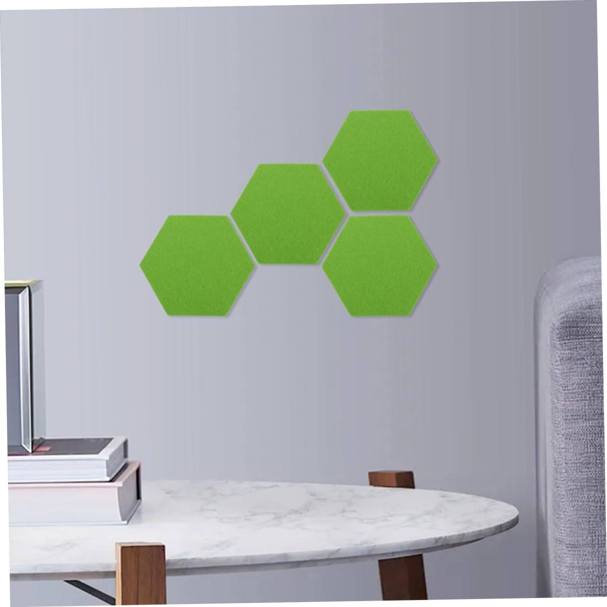 Holibanna 24pcs Soundproofing Felt Decorative Panel Creative Notice Board for Office Home School