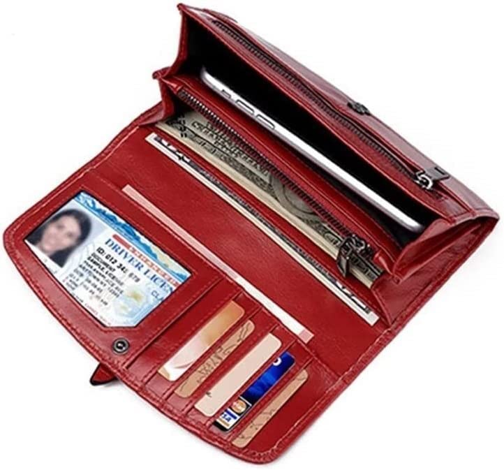 Women Long Zipper Retro Women Wallet Large Capacity Female Bag4