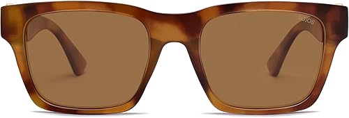 Miniatura 3 de SOJOS Lentes de sol cuadrados polarizados de moda para mujeres y hombres, UV400 retro cuadrados 70s 80s 90s sombras SJ2622