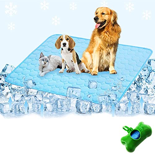 Hugomm Tappetino rinfrescante per cani, in seta di...