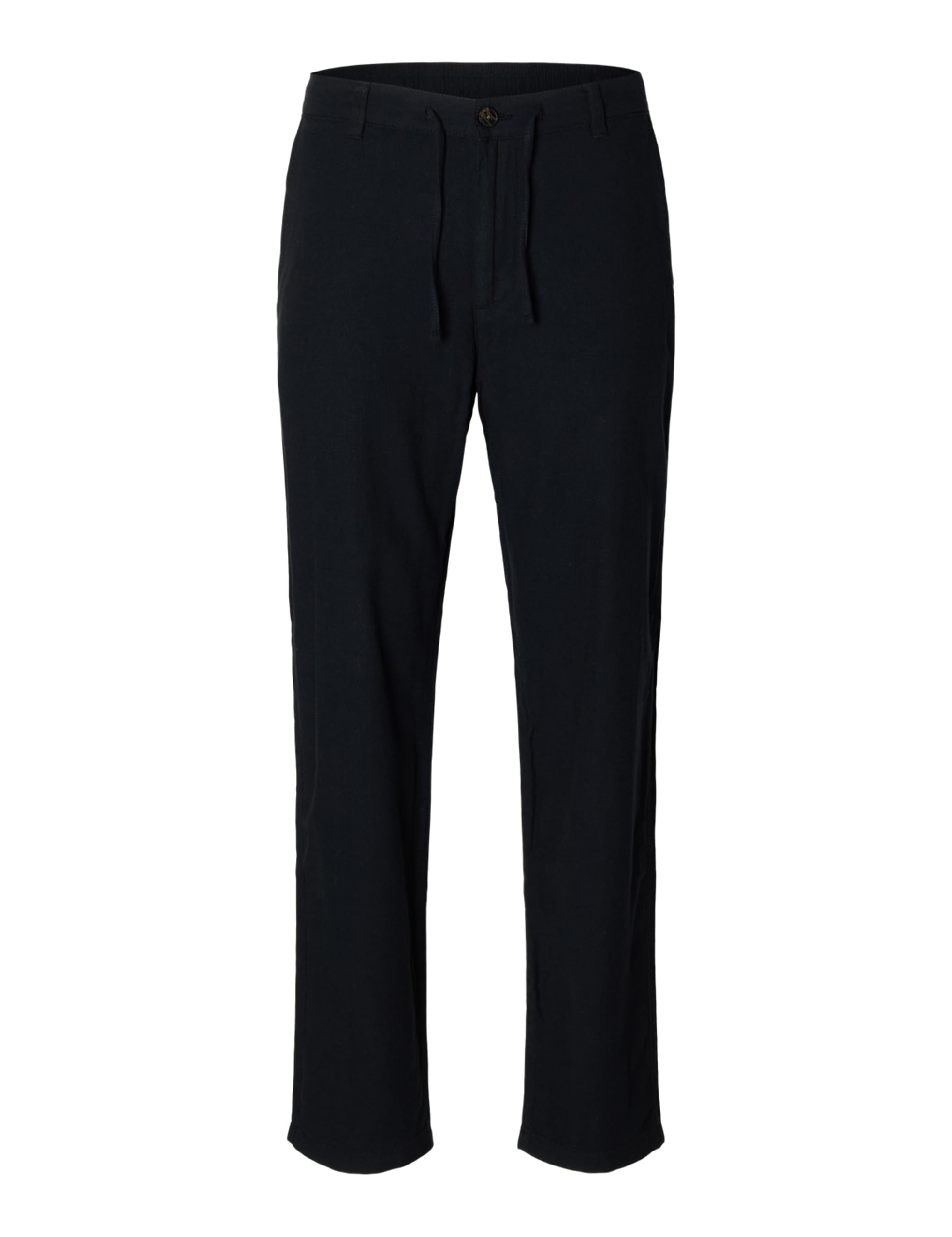 SELECTED HOMME Men's Chino Trousers, Black, M