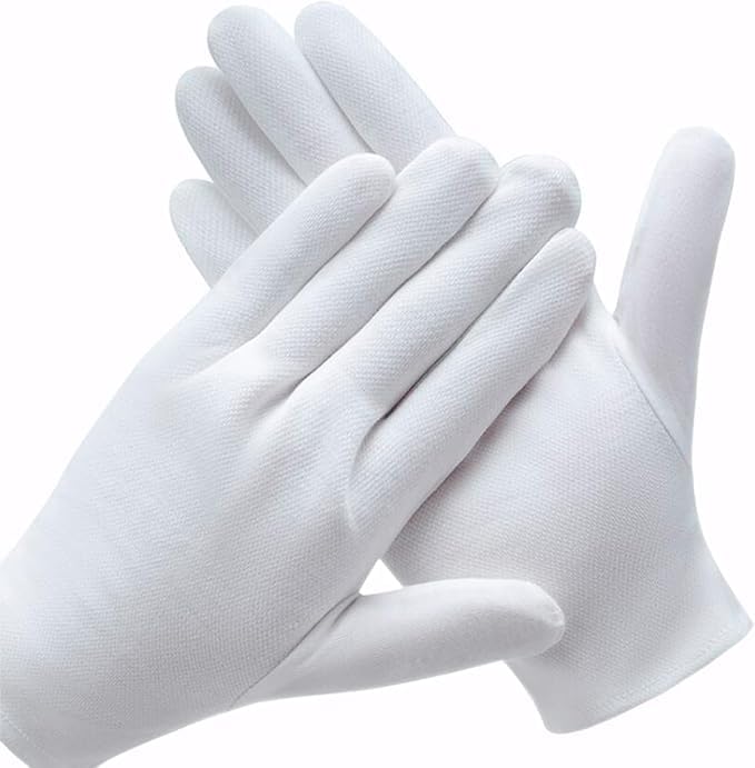 White Cotton Gloves for Dry Hands - Moisturizing Soft Gloves for Nighttime Hand Care Skin Protection Comfortable Breathable Cotton Gloves for Men and Women (3 Pair)-image-21