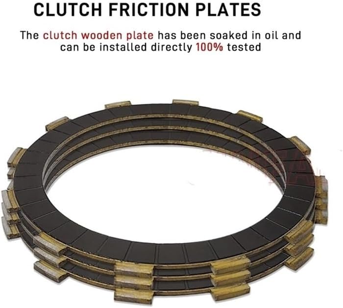 Motorcycle Clutch Clutch Plate Gasket Kit Fit for Intruder VL1500 1998-2009 / Boulevard VL1500 C90 2005-2009 / Boulevard VL1500 C90T 2005-2009