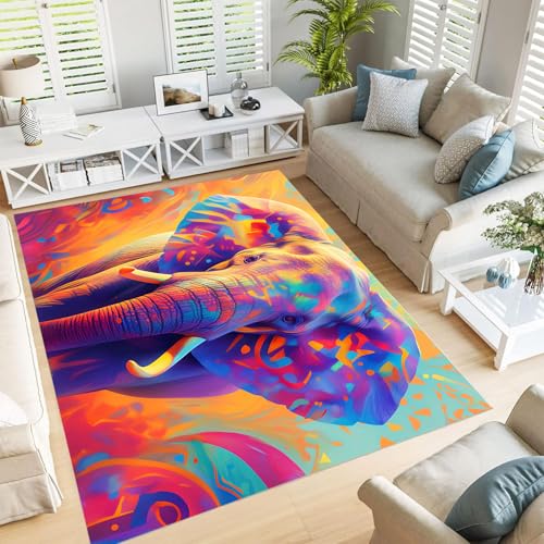 Tapis éléphant d'Afrique antidérapant pour protéger le sol