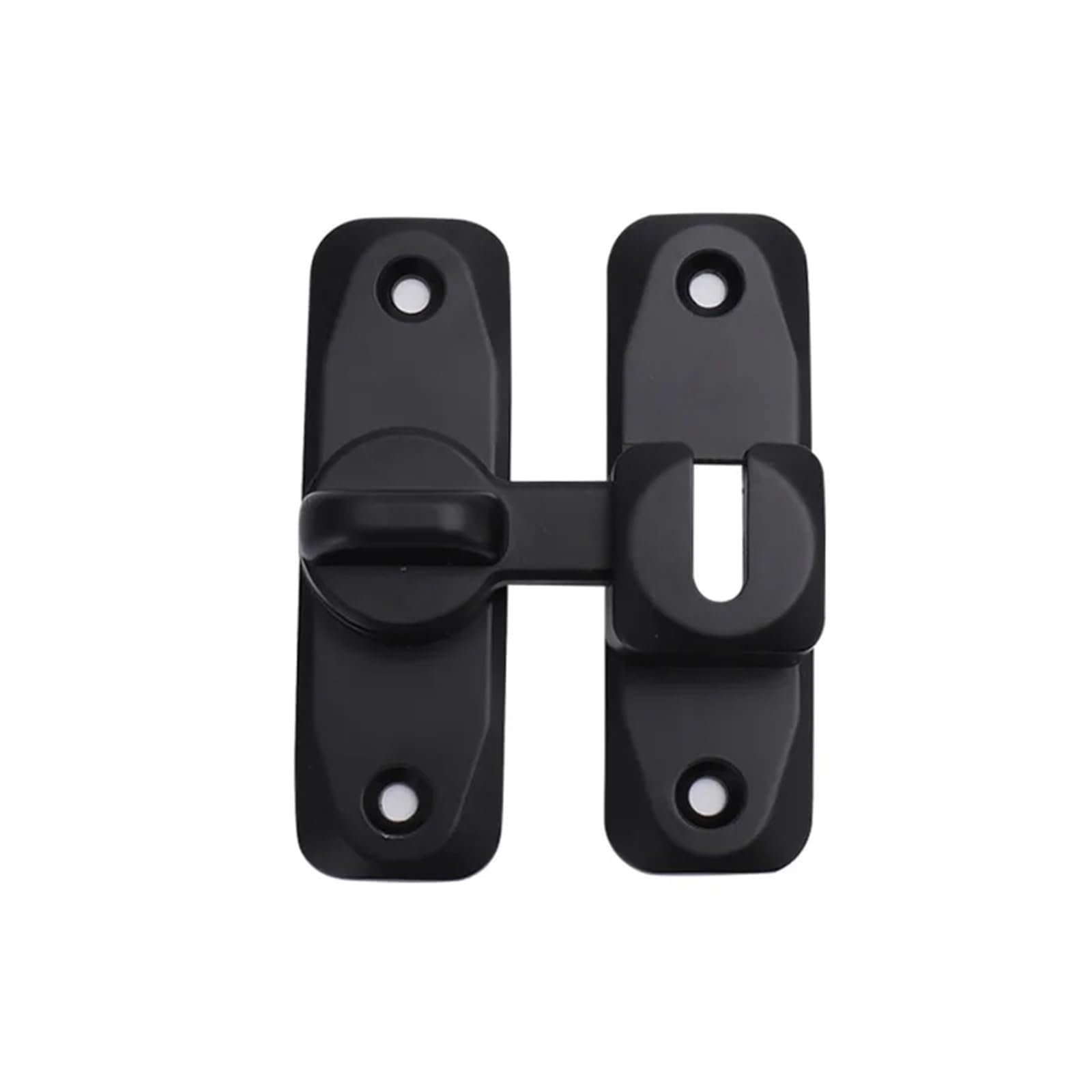 BPABDEITR 180 Degree Sliding Door Latch Hasp Bolt Flat Lock Multicolor