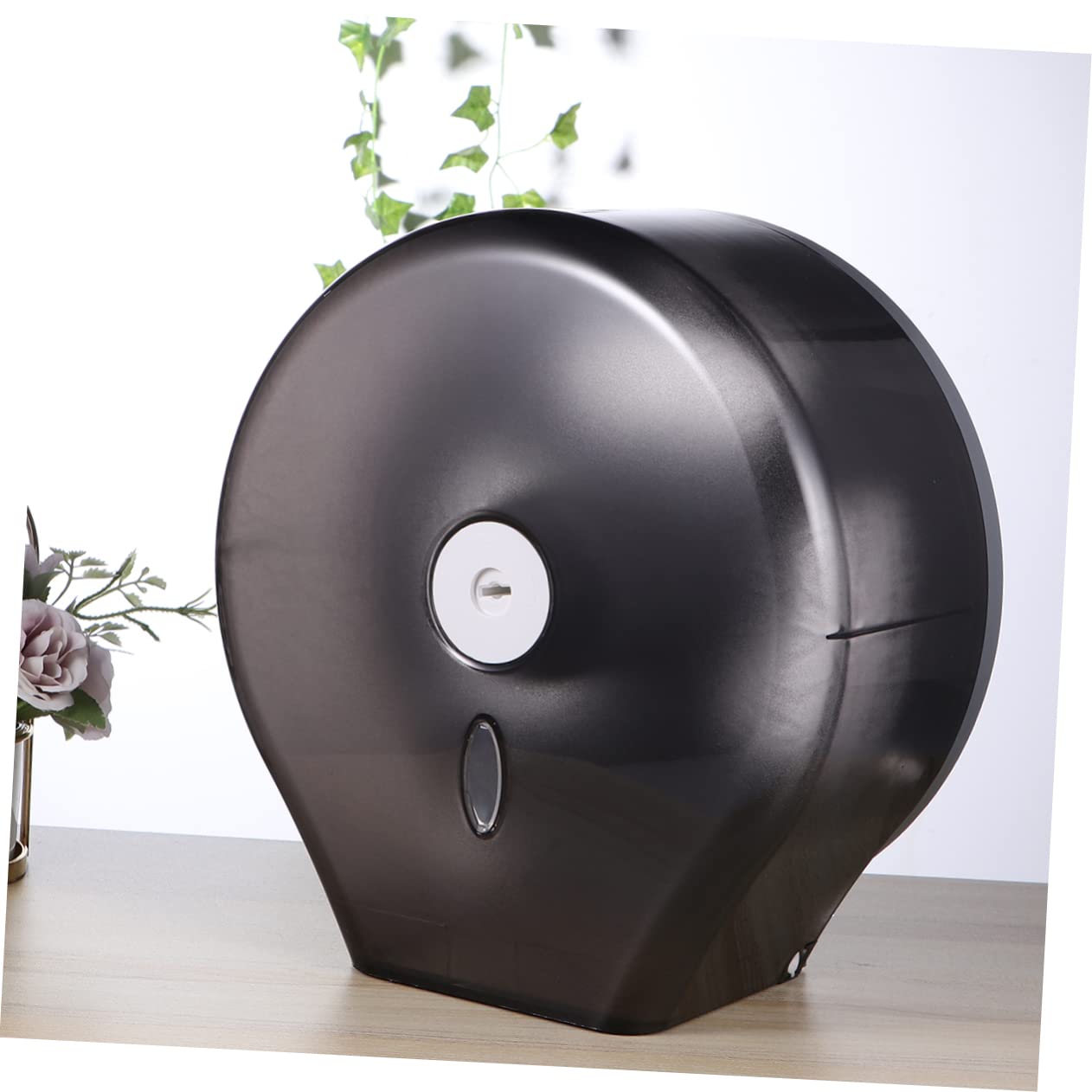 Porta Rotoli Per Fazzoletti Da Tavolo | Design Rotondo In PP E Composito | Contenitore Per Scottex, Tovaglioli E Telecomandi | Ideale Per Bagno, Cucina E Soggiorno | Bianco