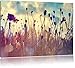 Produktbild Mohn im Weizenfeld, Format: 80x60 auf Leinwand, XXL riesige Bilder fertig gerahmt mit Keilrahmen, Kunstdruck auf Wandbild mit Rahmen, günstiger als Gemälde oder Ölbild, kein Poster oder Plakat