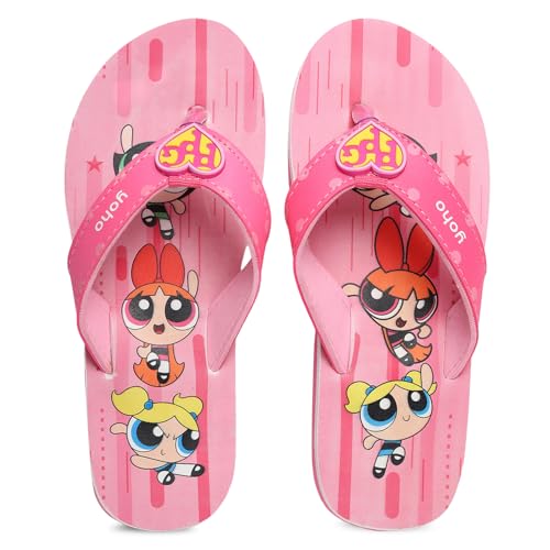 Image of YOHO Slippers for Kids|Comfortable and Lightweight FlipFlop|WB Cartoon & Comic Characters: Batman, Superman, PPG, Tom & Jerry, Scooby Do and We Bare Bears Footwear for Girls & Boys