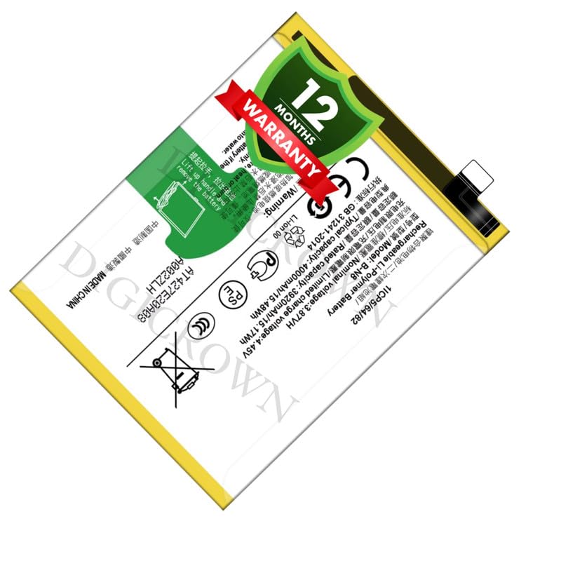 Image of Original B-N8 Battery Compatible for Vivo V20 | V20 (2021) | V20 Pro - (4000mAh) - 1 Year Warranty DF7
