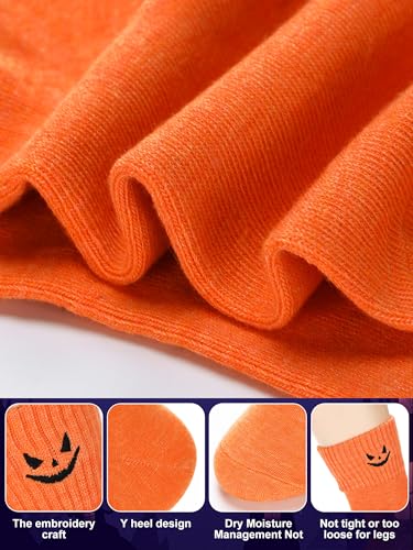 Image of Eurzom 10 Pairs Socks Womens Crew Elastic Ankle Length Cotton Socks Aesthetic Cute Lightweight Low Cut Gifts for Women