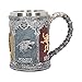 Produktbild Game of Thrones Krug deluxe 3D Königshäuser Wappen Deko 600ml grau