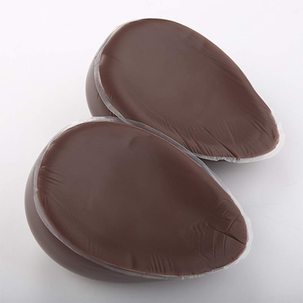 ZSQBQ Self-Adhesive Silicone Breast Forms 1 Pair Fake Boobs Crossdresser Shemale Mastectomy Prosthesis Enhancer