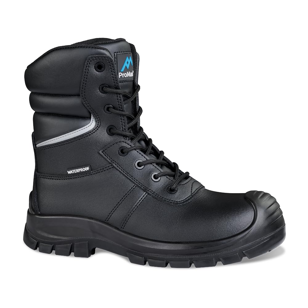 Rock Fall Men's Delaware High Leg Waterproof Industrial Shoe, Black, 8 UK