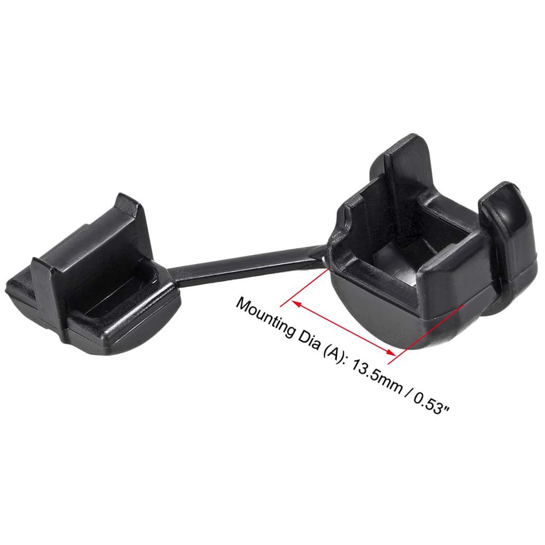 TA-VIGOR 100Pcs Round Cable Wire Strain Relief Bush Grommet - Image 2