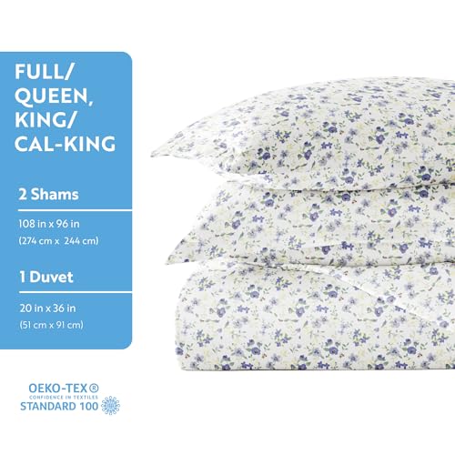 Housse de couette lit simple bleu clair Linen Market en microfibre douce - 6