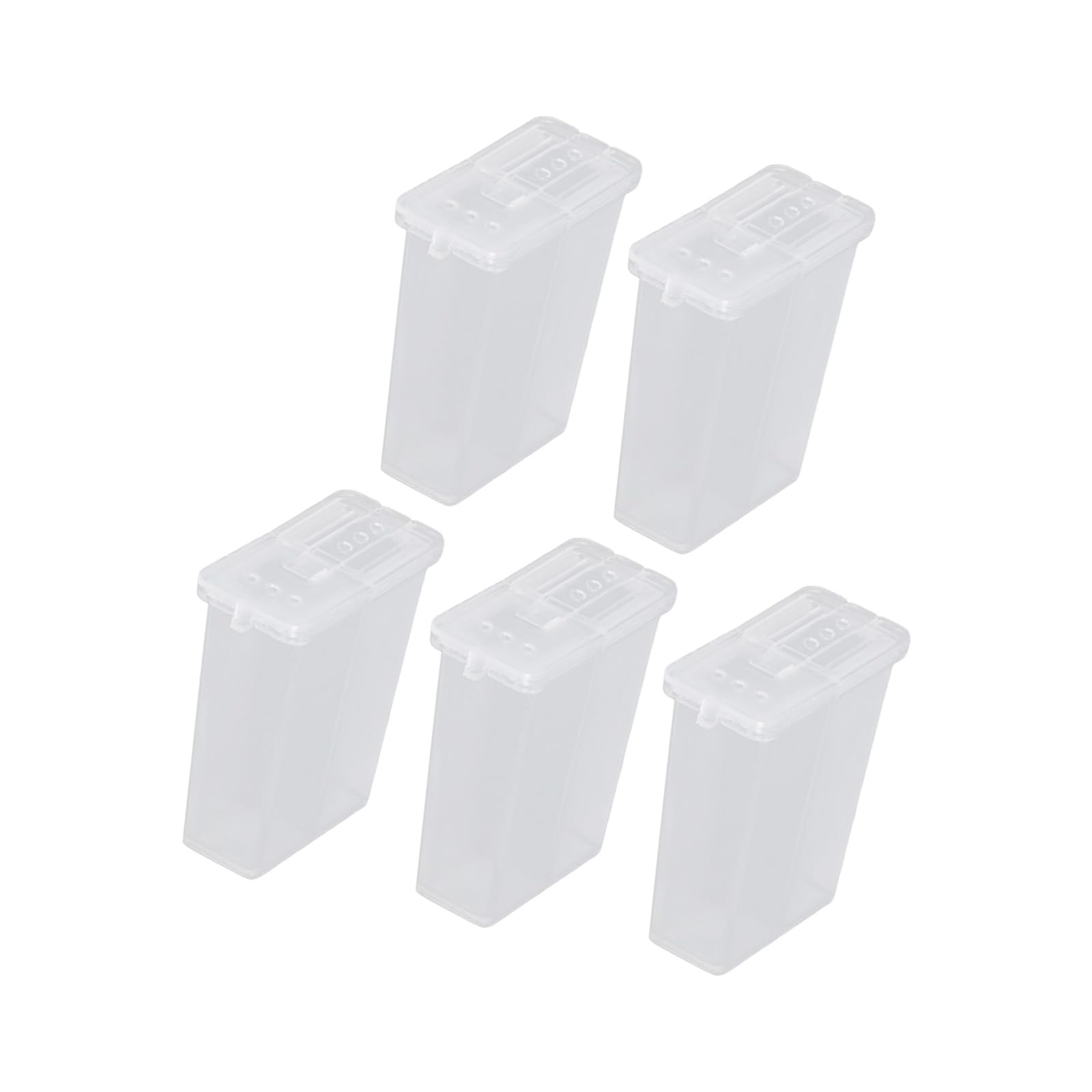 Msioytog 2-Section Compact Dispenser | Miniature Condiment Storage Box for Travel, Picnics & Kitchen Use Miniature Container Travel Friendly Organizers