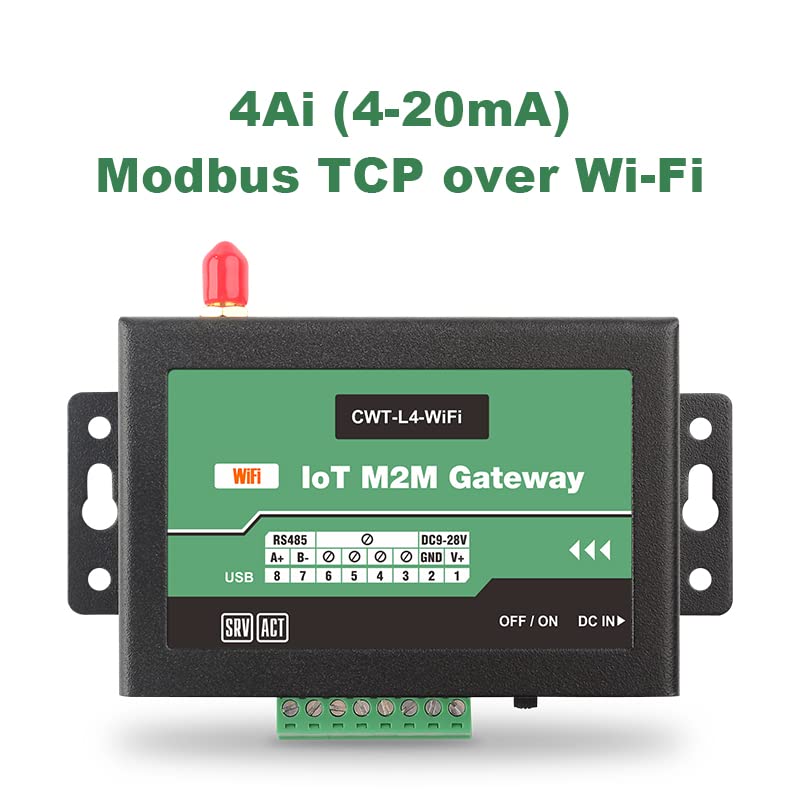 CWT-L4-WIFI 4Ai (4-20mA) Module Wifi Modbus IO