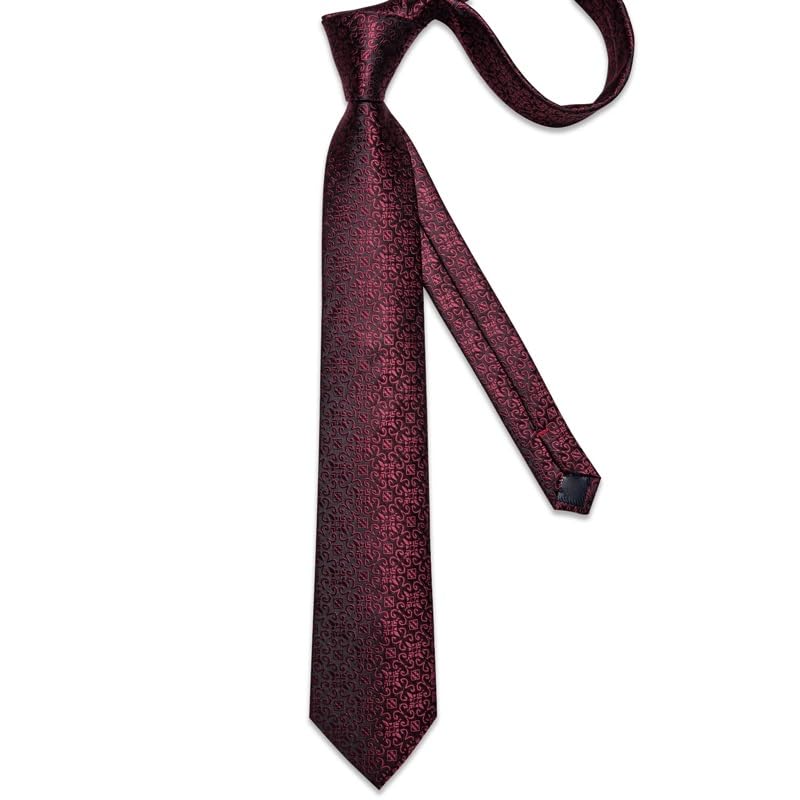Corbata de seda para hombre set de accesorios miniatura 3