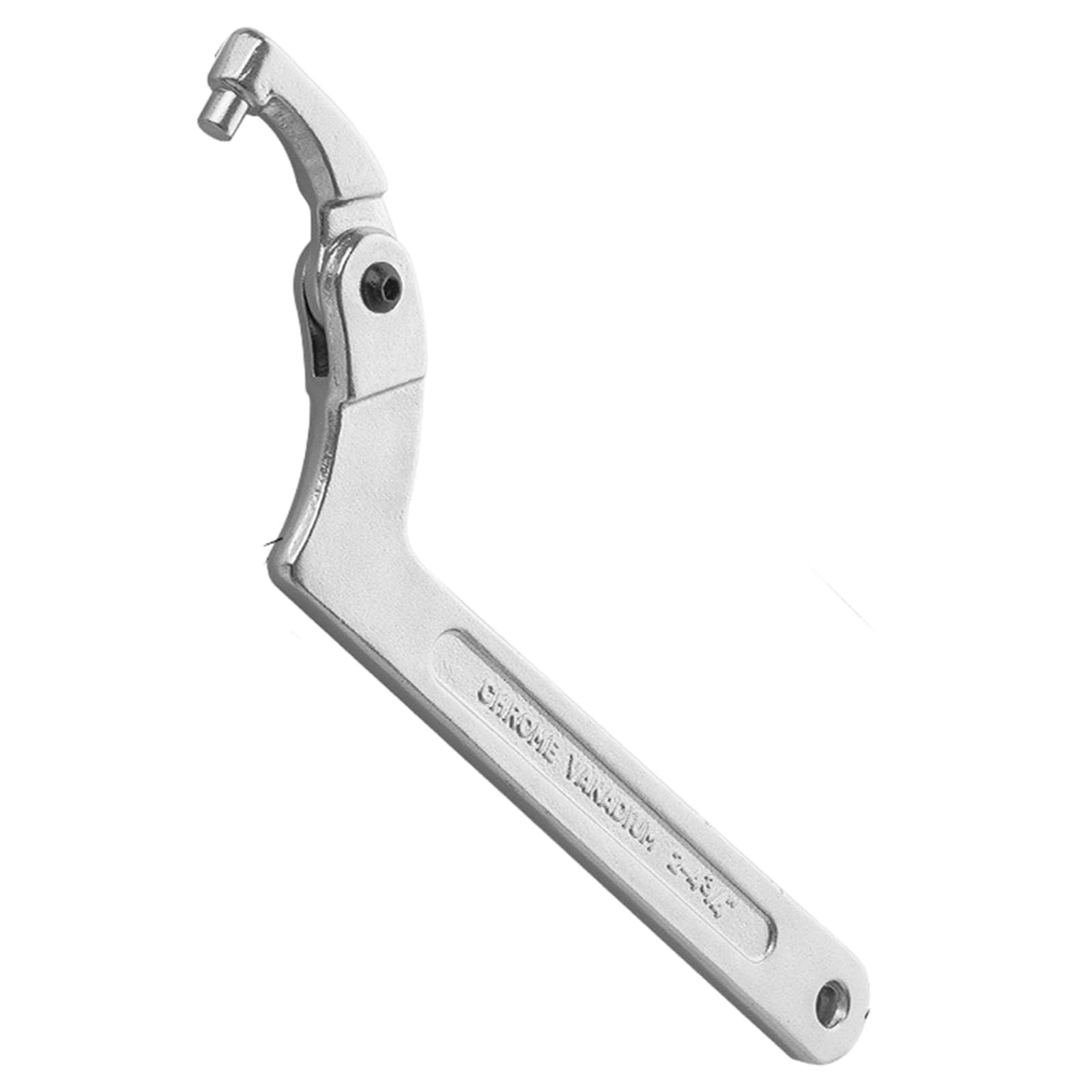Yhplxyuus 51To121mm Hook Spanner For Round Bolts Hand Tool Adjustable Wrench 19-51Mm / 32-76Mm / 51-121Mm / 115M-170Mm Spanner Hand Tool Ergonomic Handle Grip