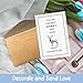 Funny Fathers Day Card from Daughter, Son, Wife – Handmade Husband Birthday Card for Dad – Cute Lightweight Greeting for Husband - Unique Fathers Day Gifts for Best Dad Ever (Deer Dad)