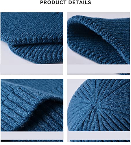 Faringoto Gorro masculino diário com protetores de ouvido chapéu de inverno quente chapéu de caveira