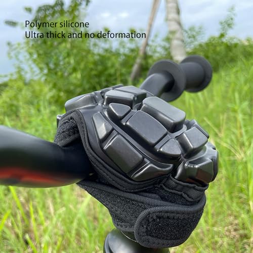 Funda para manillar de scooter Gonetre protectora negra de silicona ajustable 5