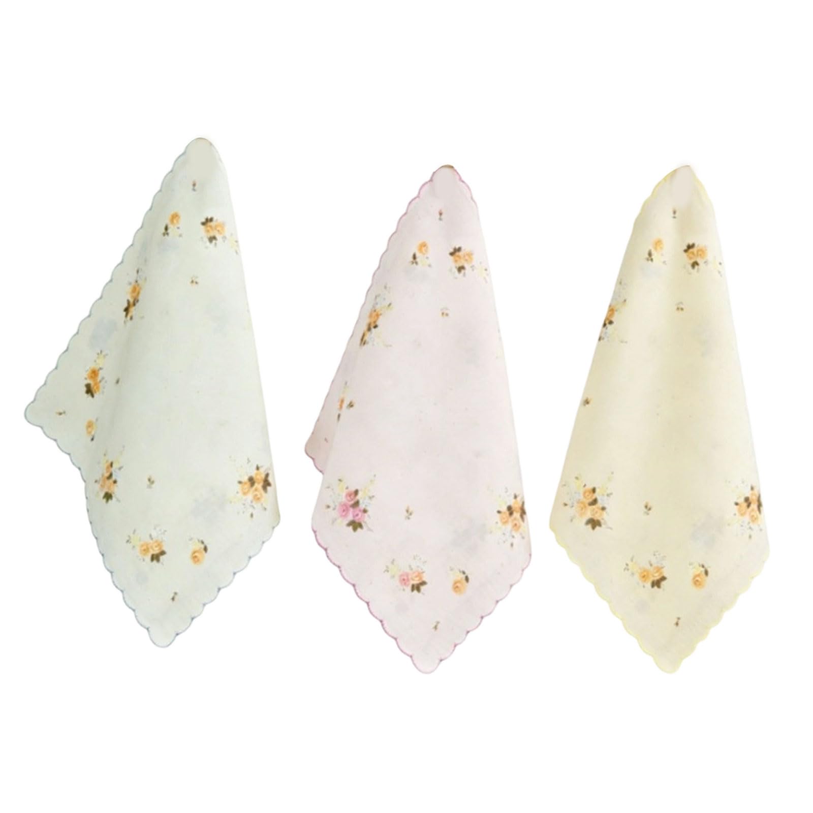 Elnwnnkc Handkerchief Portable and Absorbent Ideal for Sensitive Skin and Outdoor Activity Cotton Handkerchief