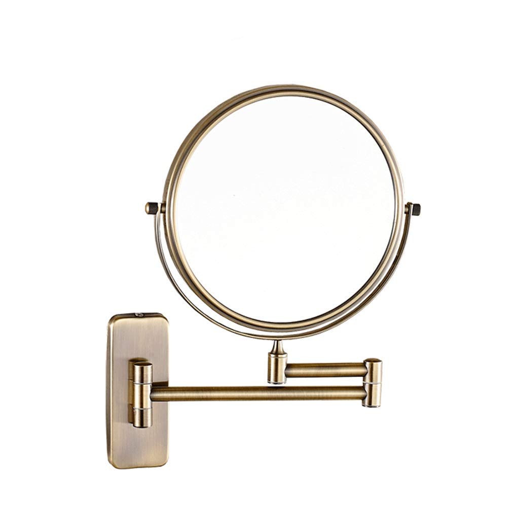Miroir de vanité double face avec miroir de salle de bain pliant 20cm