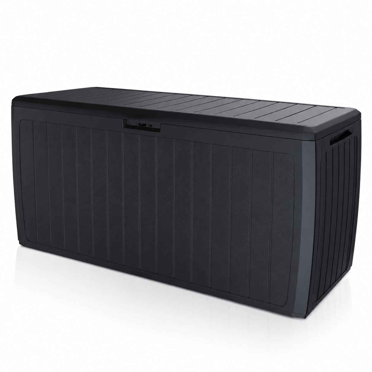 BigDean Gartenbox Auflagenbox wasserdicht 290 Liter 116cm lang 60cm hoch 47cm breit Made in Europa abschließbar