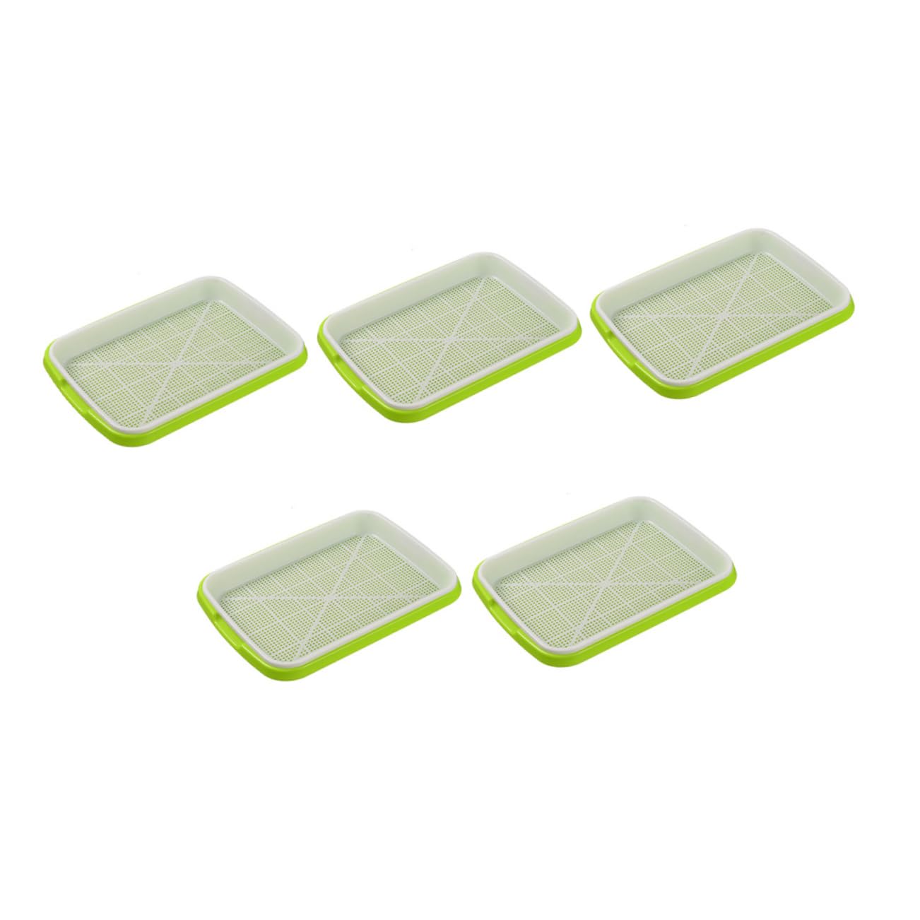 BESPORTBLE 5pièces Plateau de Germination Hydroponique Plateaux de Culture Sol Plateau de Germination Pratique