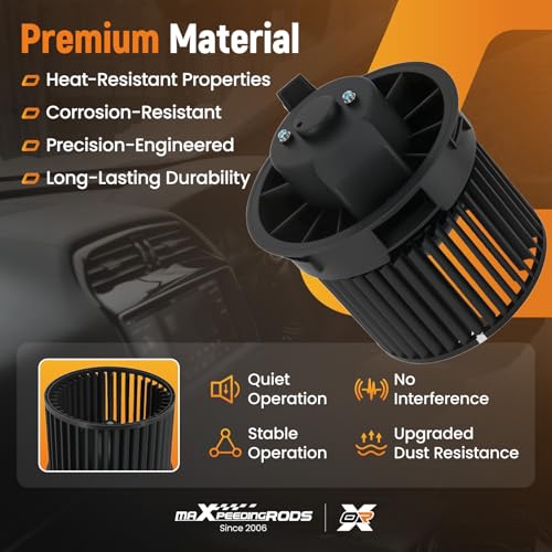 Image of maXpeedingrods AC Blower Motor Fan 700256 Fits for Nissan: for Juke 2009-2017, for Cube 2009-2014, for Leaf 2011-2012, HVAC Heater Blower Motor Assembly # 272261FC0B 272261KL0A 272261KM0A