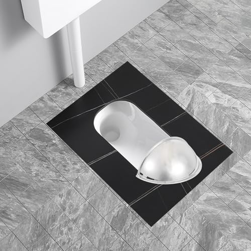 Deflector de inodoro para bano publico en abs plata duradero 5