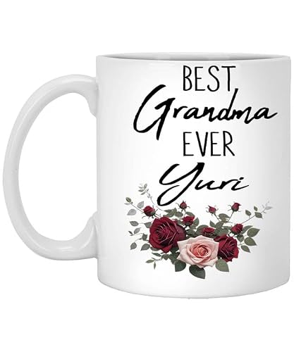 Erasmus Baudelaire Grandma Name Yuri 11oz White Mug Ever Mug Grandma Mug Grandma Coffee Mug Pretty Grandma Gift Gift for Grandma Floral Grandma Mug Mother's Day Gift 11 Oz White Mug 965965