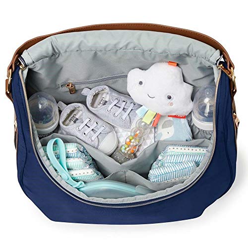 Bolsa Maternidade Skip Hop Curve Diaper Bag Satchel Navy, Skip Hop, Navy