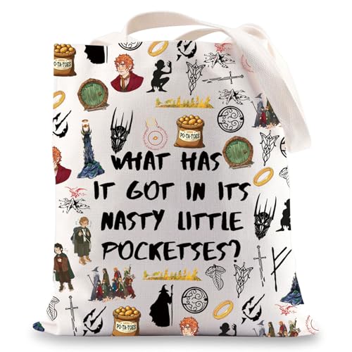 Bolso tipo tote de película Fantasy: ¿Qué tiene en sus horribles bolsillos pequeños? miniatura 1