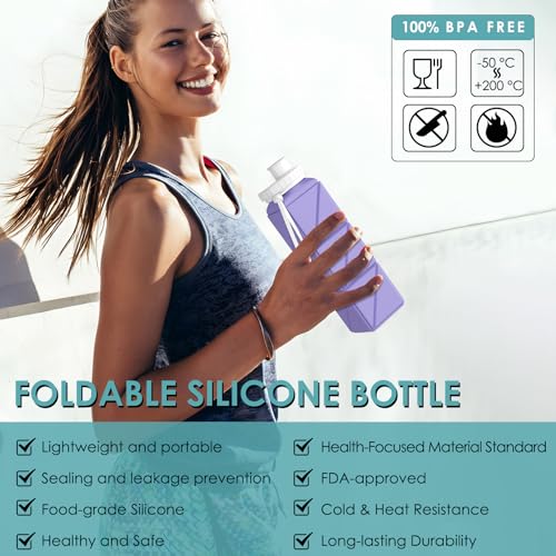SPECIAL-MADE-Collapsible-Water-Bottles-Cups-Leakproof-Valve-Reusable-BPA-Free-Silicone-Foldable-Travel-Water-Bottle-Cup-for-Gym-Camping-Hiking-Travel-Sports-Lightweight-Durable