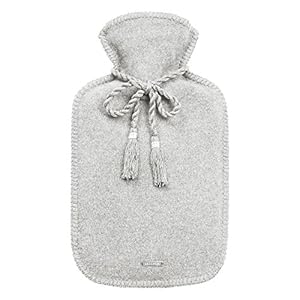 GIESSWEIN Warmwaterkruik Ruby – warmwaterkruik met overtrek, afneembare overtrek van 100% lamswol, zachte en warme…