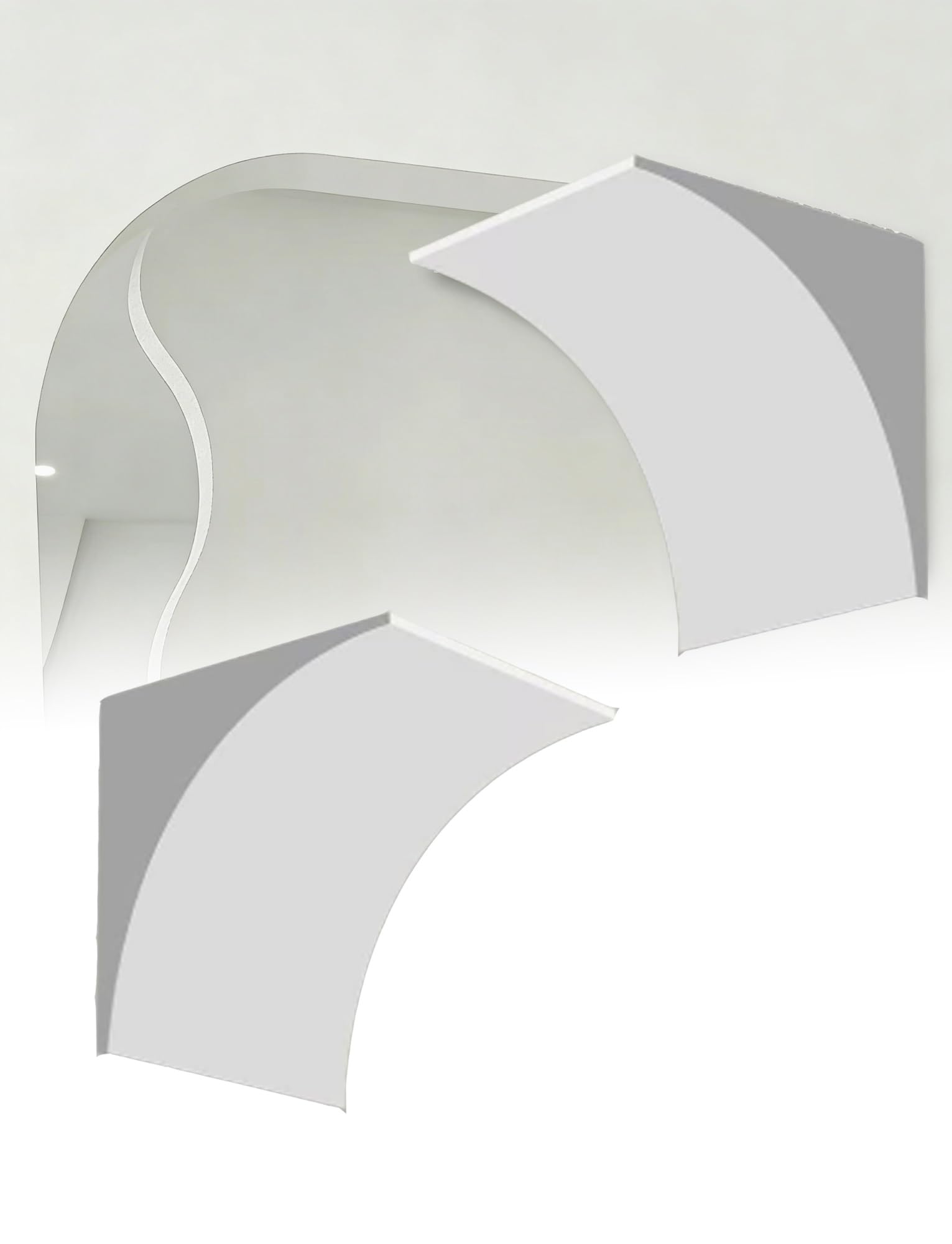 Kit de arco de medio círculo de espuma para esquinas y decoración de puertas de salón caseras