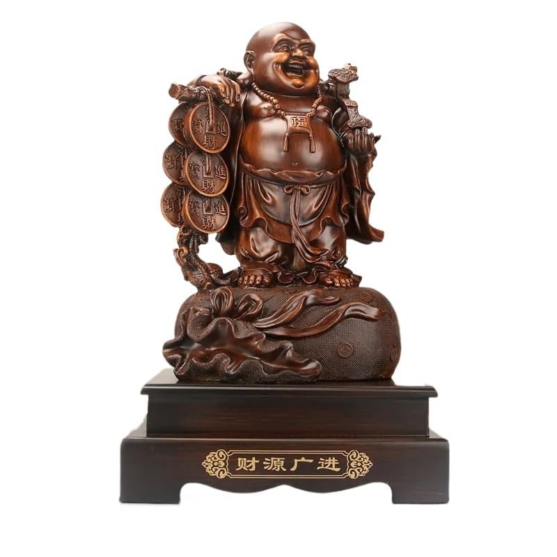Statue de Bouddha ornement en résine pour décoration salon et fournitures de bureau