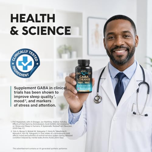 Nutraharmony GABA L-Theanine Supplement