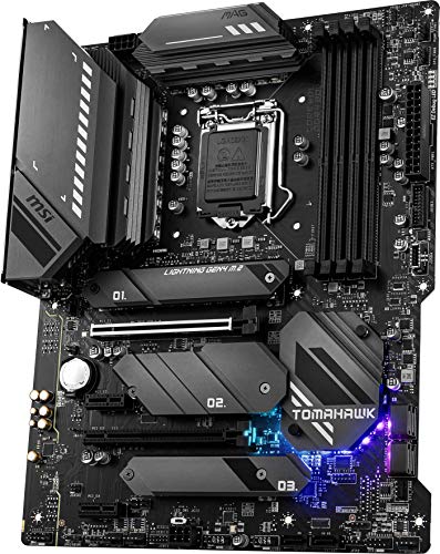 MSI-MAG-Z590-TOMAHAWK-WIFI-Placa-Base-Gaming-ATX-Soporta-Procesadores-Intel-Core-de-11th-Gen-LGA-1200-Mystic-Light-60A-VRM-DDR4-Boost-5333MHzOC-1-x-PCIe-40-x16-3-x-M2-Gen43-x4-Wi-Fi-6E
