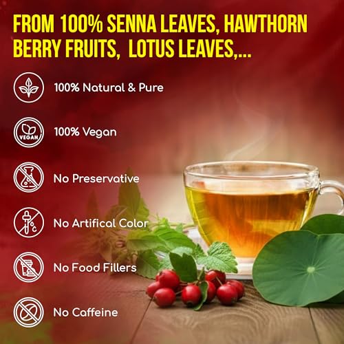 Image of FreshDrinkUS, Premium Improve Colon Tea | 75 Tea Bags | Herbal Tea Blend with Senna Leaves, Lotus Leaves, Hawthorn Berry, Ginger & More - Caffeine Free Botanical Tea - Natural Daily Herbal Infusion