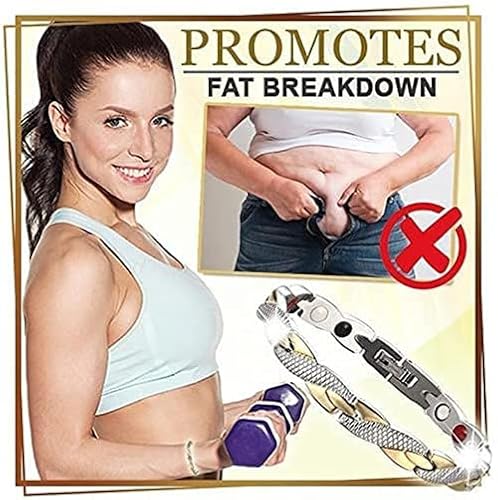 Longluan Imagineitem Magnetic Lymph Detox Bracelet - Lymph Drainage Magnetic Bracelet - Adjustable Elegant Titanium Magnetic Therapy Bracelet For Pain Relief, Anti Swelling (Multicolored) #TOP1