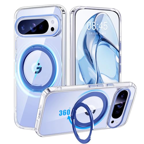 �y�ČRMIL�K�i�EMagsafe�Ή��zGoogle Pixel 9 / 9 Pro �p �P�[�X MagSafe�Ή� �����O 360°��]�X�^���h�@�\ �c�����Ή� ���� ���΂ݖh�~ ���C�����X�[�d �����Y�ی� �ϏՌ� �g�уJ�o�[ �O�[�O���s�N�Z��9/9�v�� 