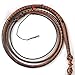 Stockwhip 04 Foot 16 Plaits Kangaroo Hide Leather Equestrian Australian Stock Whip with Leather Belly & Leather Bolster Inside