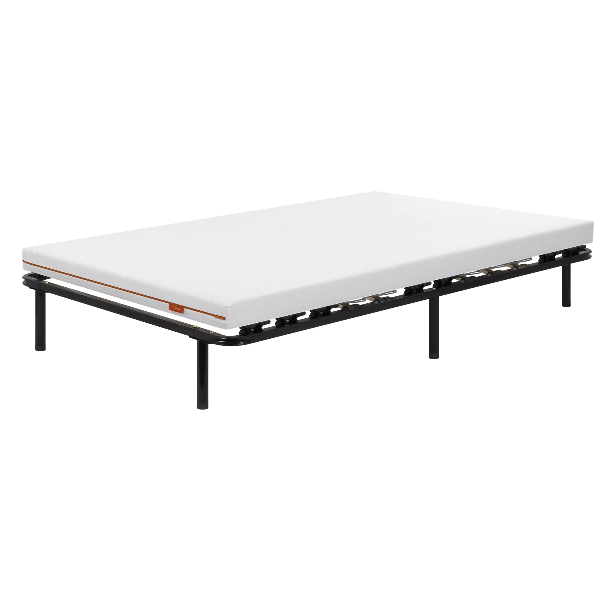 Somier Ergo IF55 90x200cm - 14 Láminas y 35 Resortes Disco, 6 Patas Incluidas, 150kg Capacidad