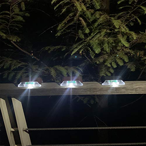 Codian 16 Pack Solar Deck Lights,Solar Deck Led Lights For Outdoor, Waterproof Solar Led Lights For Deck, Step, Railing, Wall, Patio, Garden, Stair, Yard And Driveway Path (Cool White) #TOP3