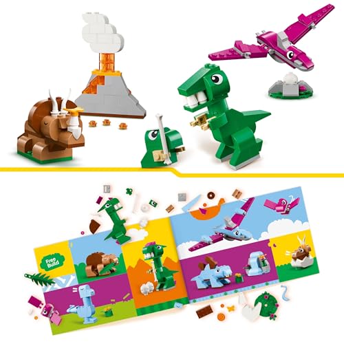 LEGO Classic Les Dinosaures créatifs - Jouet de Construction pour Enfants dès 5 Ans - Jeu de rôle avec Assortiment de Briques - Cadeau d’Anniversaire pour Les garçons et Les Filles 11041