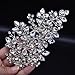 Mpoikba Wedding Hair Pieces for Brides, Rhinestone Bride Headpiece, Handmade Bridal Hair Accessories