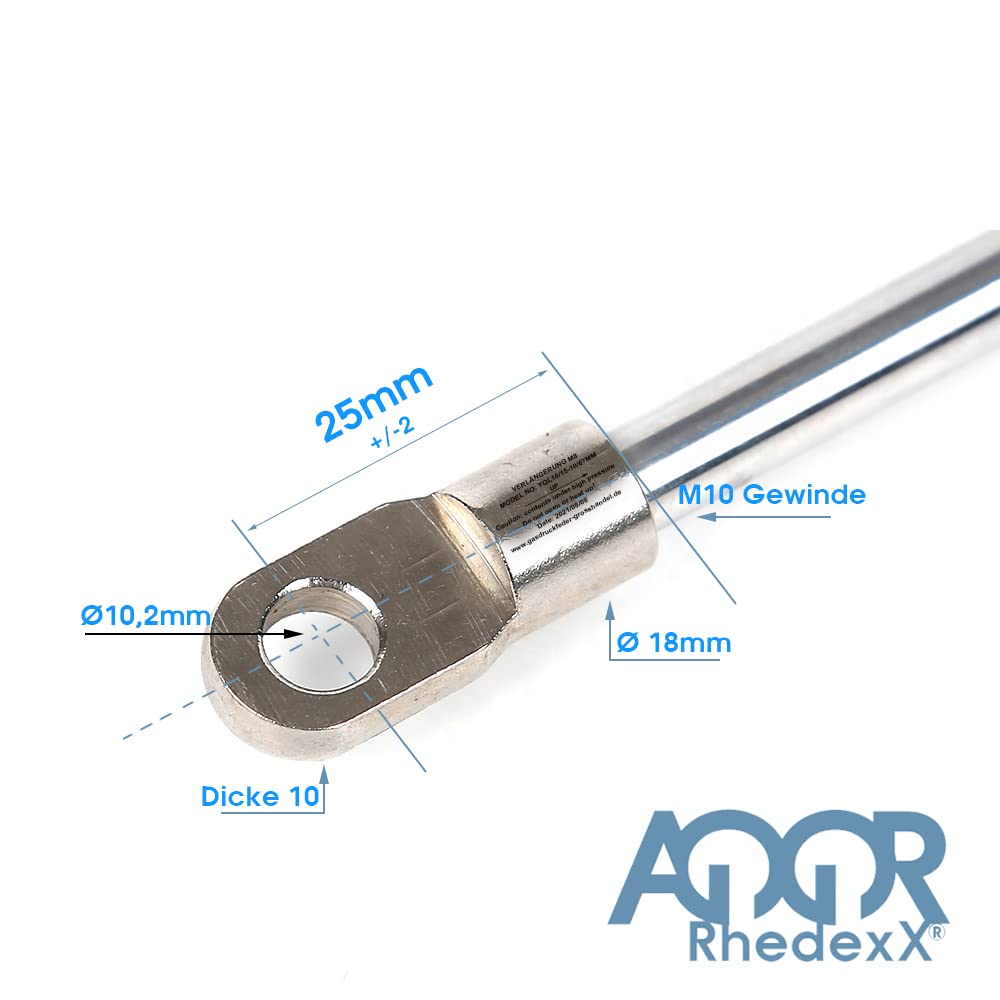 Ressort à Gaz Lift-O-Mat 4924DX 300N - Compatible Stabilus - Pour Coffre, Hayon, Meuble - 8
